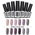 LEMOOC 8 мл Блестящий УФ-гель для ногтей длинный светодиодный Гель-лак для ногтей отмачиваемый гель для ногтей