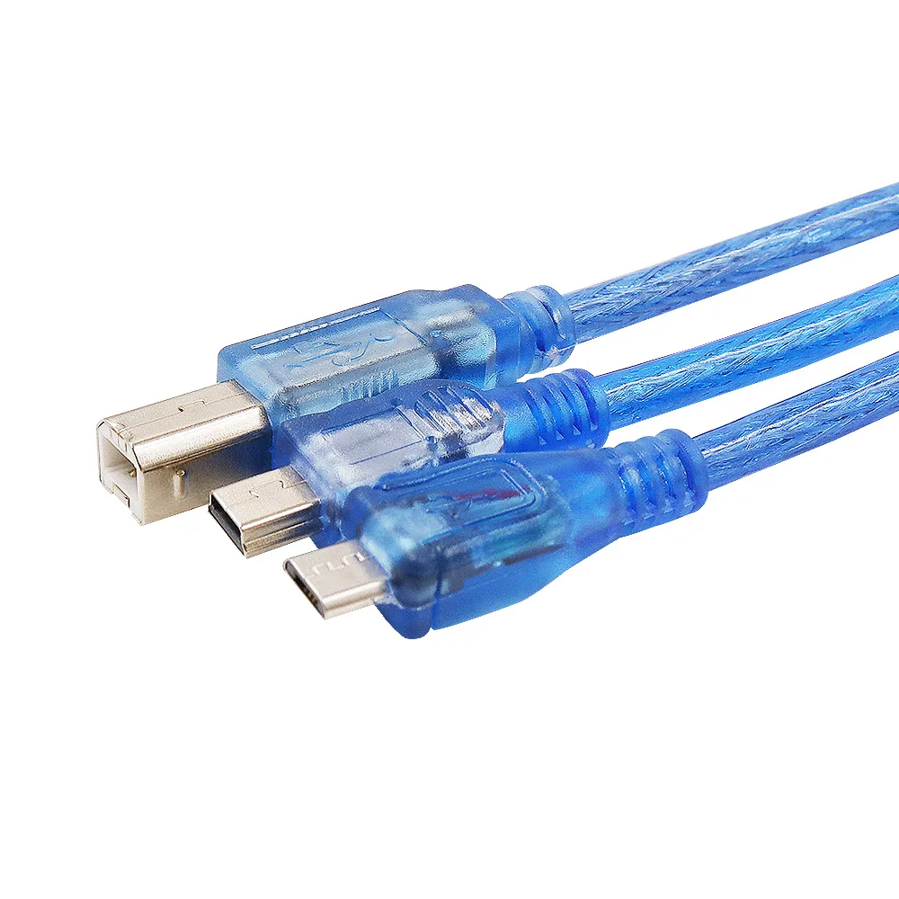 1.64FT мини микро USB кабель для Arduino UNO R3 Mega 2560 Nano Due платы|Аксессуары демонстрационных