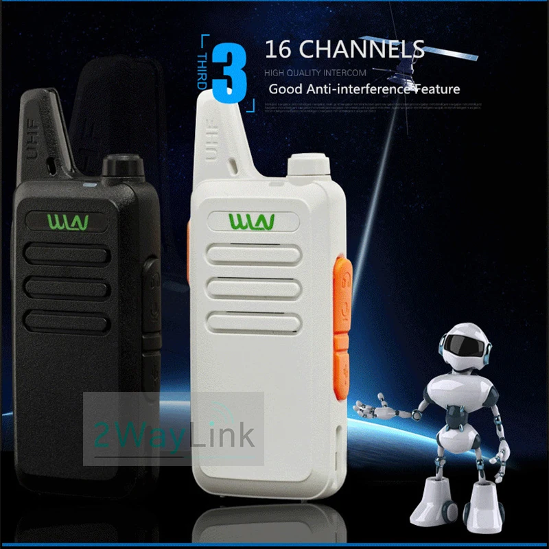 2 шт. WLN KD C1 мини радио 5 Вт иди и болтай Walkie Talkie UHF приемно рации RT22 ZT X6 удобный Ham