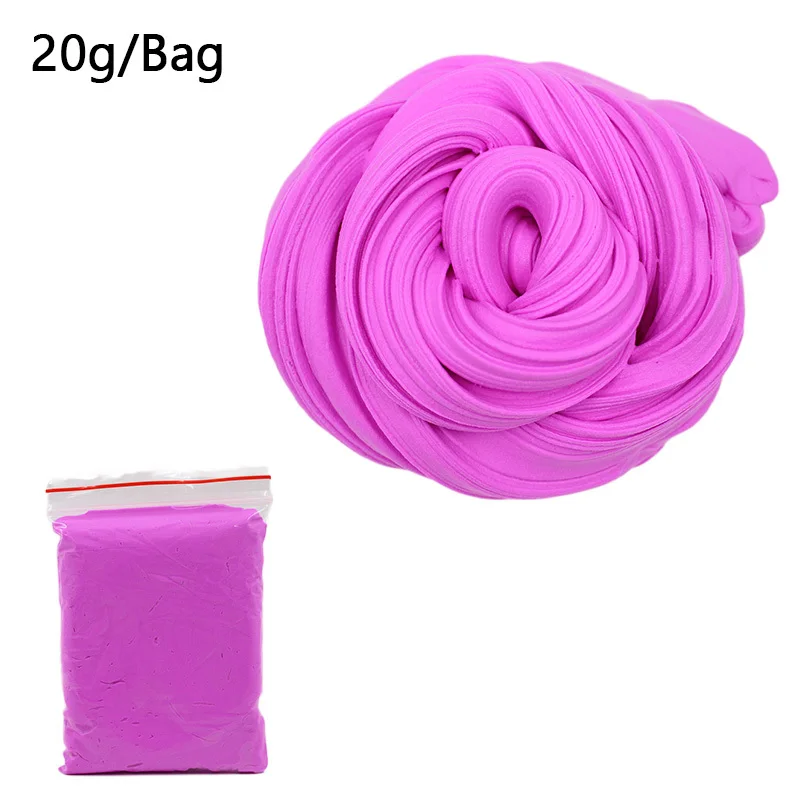 Pinkish Slime Слизи пушистый ясный глиняный шар поставки Diy светильник мягкий хлопок амулеты слизи набор облако ремесло антистресс слизи игрушки для детей - Цвет: Pinkish Slime