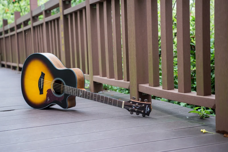 Горячие guitars 41 дюймов высокое качество кемпа a2c гитара акустическая палисандр