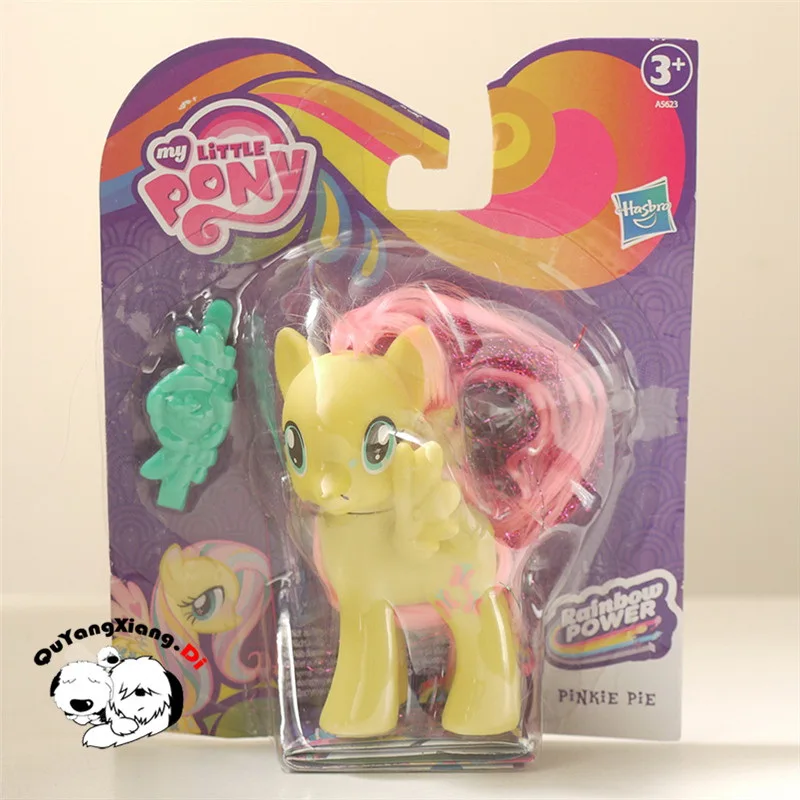 Фигурки 8 см лошадка с куклой шесть персонажей игрушки Rarity & Rainbow Dash Twilight Sparkle Fluttershy