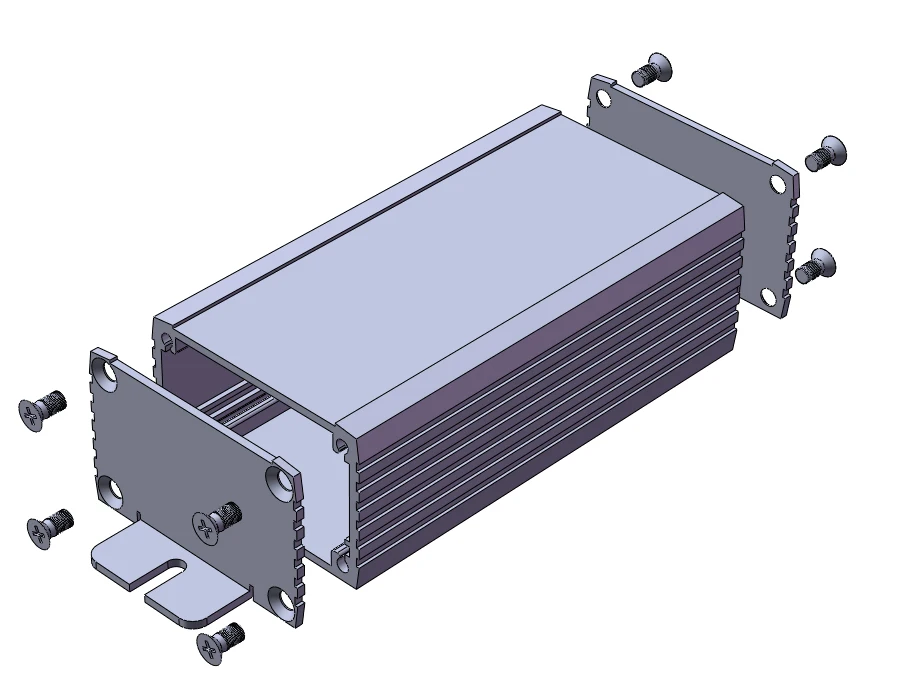 46 2*29 6 90 экструдированный алюминиевый корпус для блока питания|enclosure|enclosure