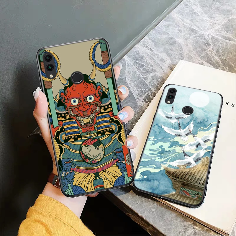 Силиконовый чехол в японском стиле для Huawei honor 6A 7A Pro 7X 8 Lite 8A 8X 8C 9 Note 10 View 20 20S