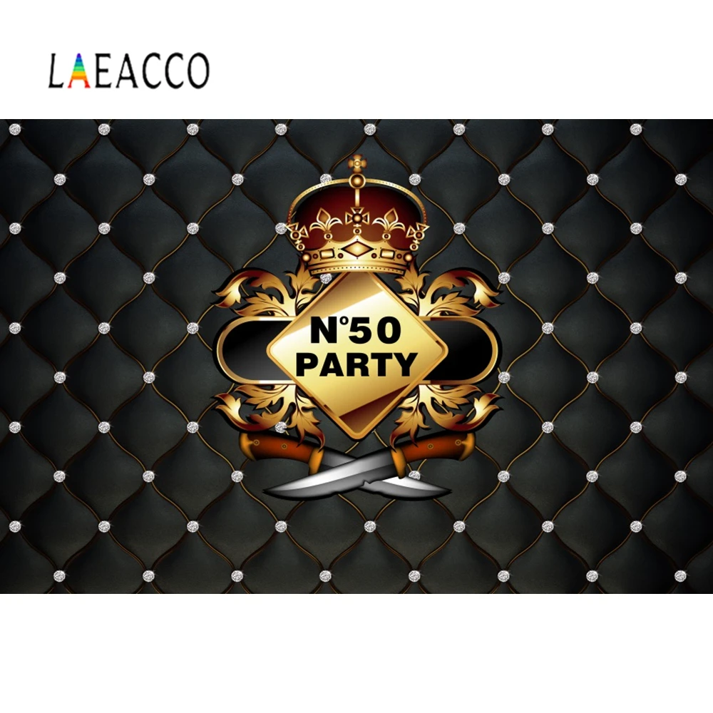 Laeacco день рождения церемония изголовье стены 30th 40th 50th портретная сцена