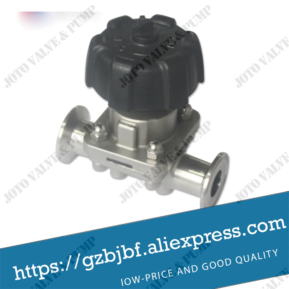 free shipping 2pcs 3/4&quot 19mm 316 Stainless Steel Sanitary Diaphragm Valve Food Industries | Обустройство дома