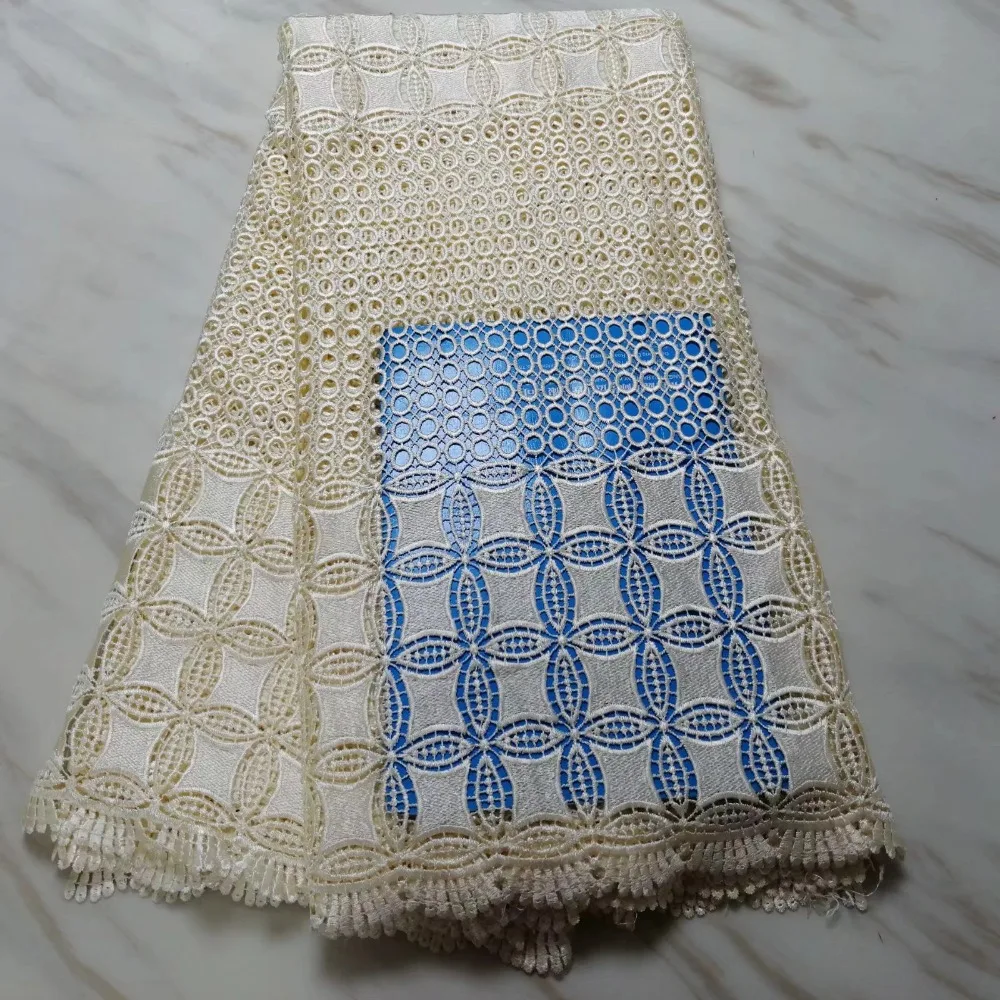 Последние высококачественные вышитые водорастворимые красочные африканские