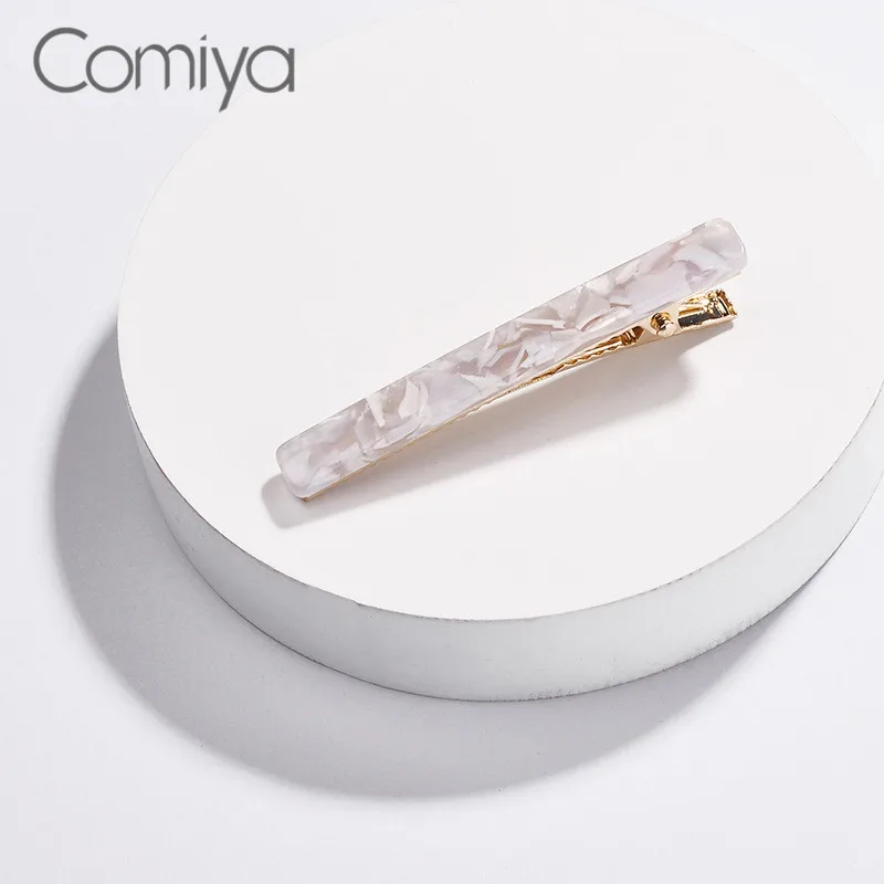 Заколки Comiya, длинные, прямоугольные, очаровательные, цинковый сплав, женские, акриловые, Mujer, шпильки для женщин, украшения, Bijoux Femme, шпильки, тиары