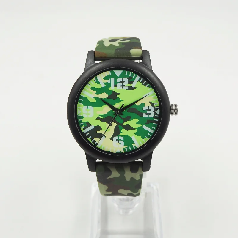 Новинка 2017 года зеленый запястье Часы для подростков кварцевые наручные