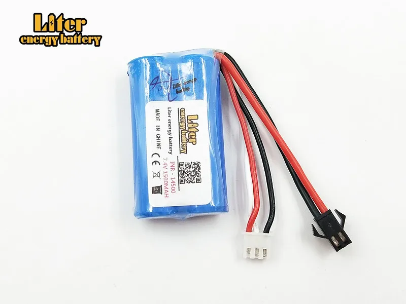 7 4 V 1500mAH пульт дистанционного управления Вертолет Самолет литиевая батарея 14500