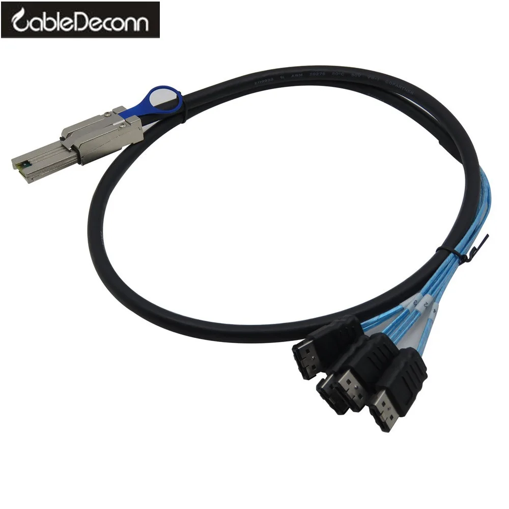 SFF 8088 4x E SATA 7Pin Mini SAS 26P кабель L = 1 0 m|cable for iphone 3g|cable dancecable base |