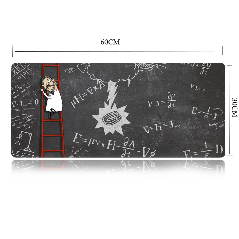 YIMAOC Boy Gift Pad Geometric formula Mouse Computer Mousepad Anti-slip Natural Rubber Gaming Mat 30x60 cm | Компьютеры и офис