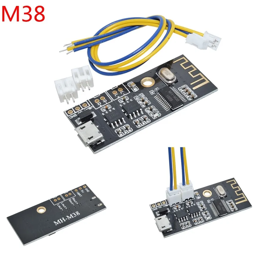 M38 MH-MX8 Беспроводной Bluetooth MP3 аудио плата приемника BLT 4,2 mp3 декодер не допускающий потерь комплект M18 M28 M38 - Цвет: M38