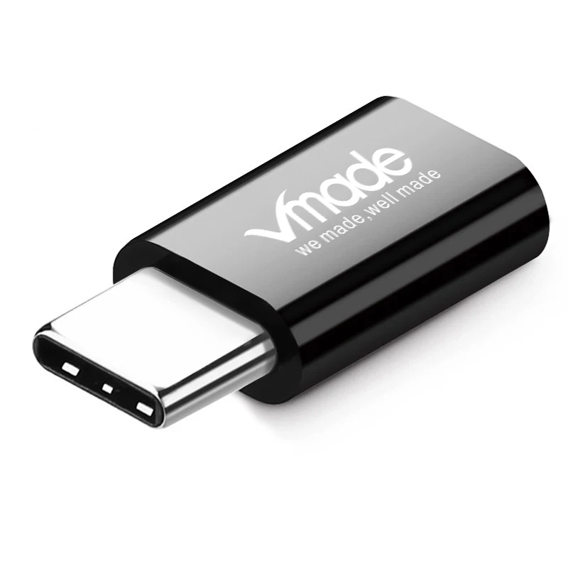 Белый Micro Usb мужчина к type-c Microusb к type C конвертер адаптер для huawei Macbook Oneplus Xiaomi Otg зарядный кабель для передачи данных - Цвет: Белый