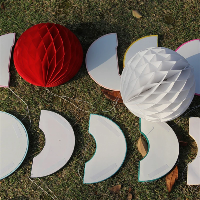 Свадебные украшения 1 шт. тканевые бумажные сотовые шары цветок пастельные день