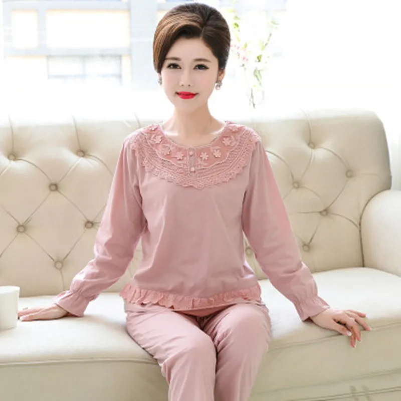 Женские пижамные комплекты 2019 осенне зимние пижамы фланелевые Мультяшные