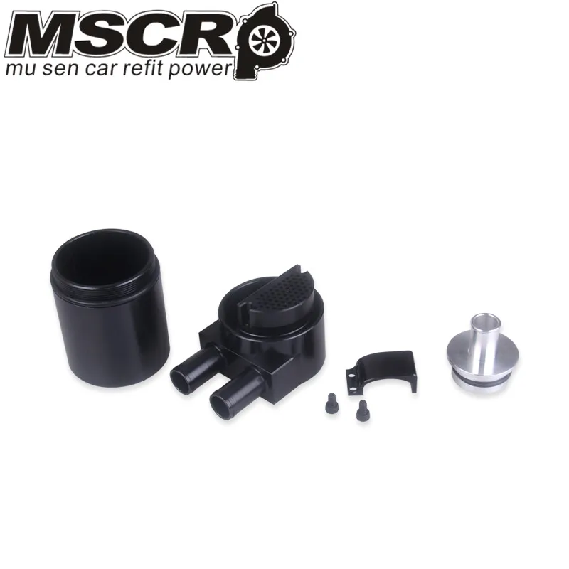 Черный алюминиевый сплав резервиор масляный бак с радиаторным шлангом для BMW