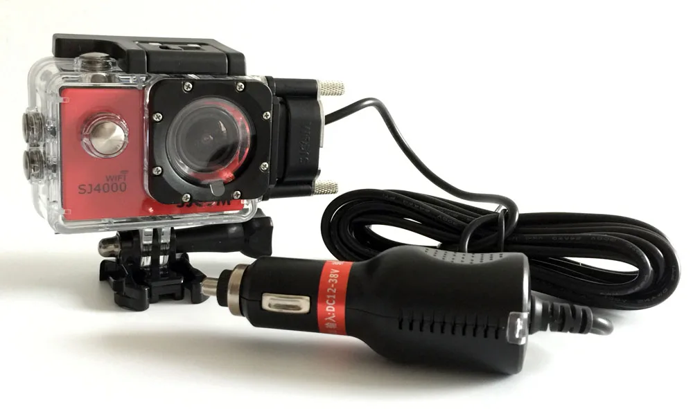 SJCAM SJ5000 SJ4000 WI FI Водонепроницаемый чехол для мотоцикла Зарядное устройство SJ CAM 5000