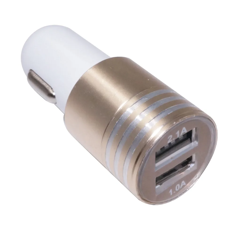 QUWIND 2.1A быстрое автомобильное зарядное устройство с двумя USB портами из