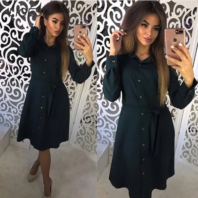 Женское винтажное вечернее платье на пуговицах элегантное ТРАПЕЦИЕВИДНОЕ