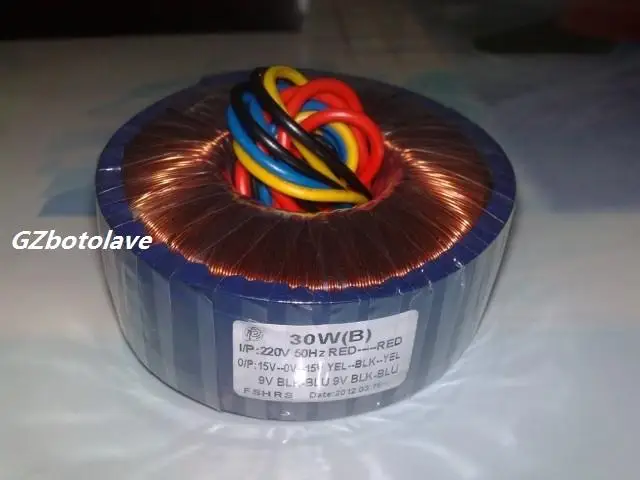 40 Вт без точки прерывания чистый класс А сердечник Кольцевой трансформатор