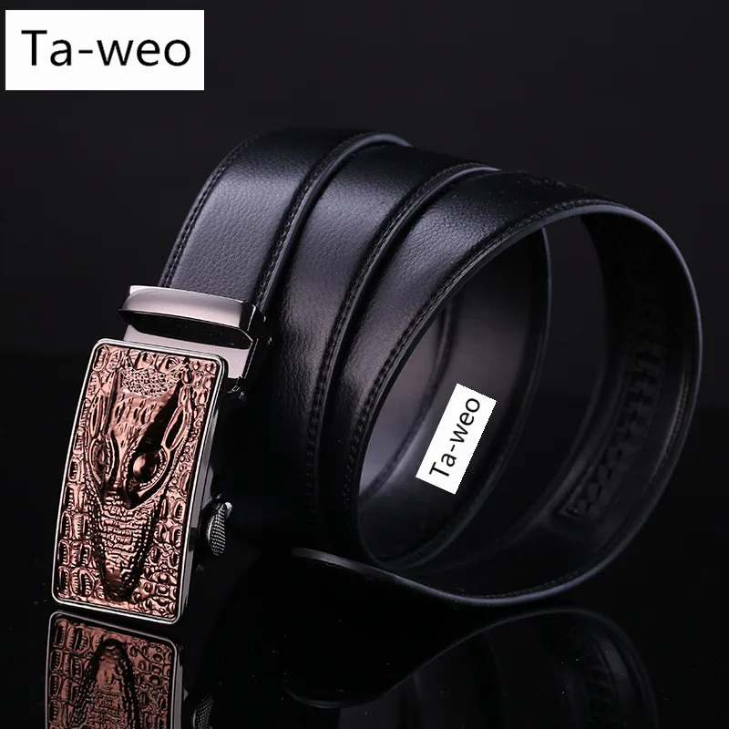 Ремень с пряжкой мужской Модный деловой ремень из искусственной кожи