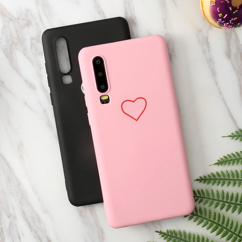 Милый 3D силиконовый чехол с сердечком для Huawei Honor V10 P9 lite Mate 9 10 Pro Nova 2 2S P10 Plus Lite Y7 Prime