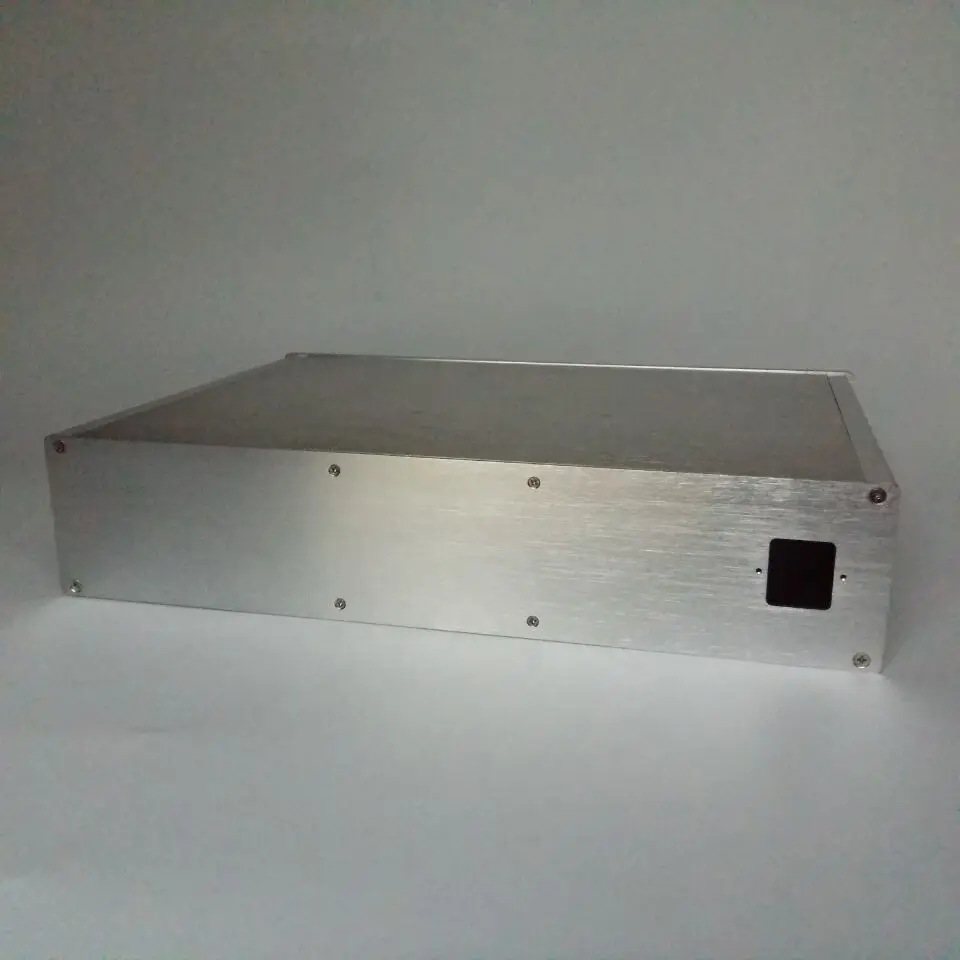 B-011 ЧПУ все алюминиевый шкаф шасси в корпусе коробка для DIY аудио усилитель мощности 430 мм* 90 мм* 311 мм 430*90*311 мм