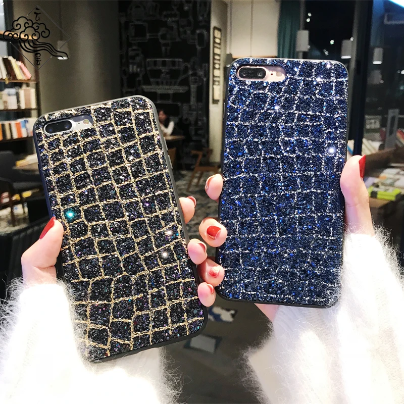 Чехол для IPhone XS X 8 7 6 S 6 Plus, удобный чехол через плечо с длинной цепочкой, блестящая девушка, модный дизайн, хороший