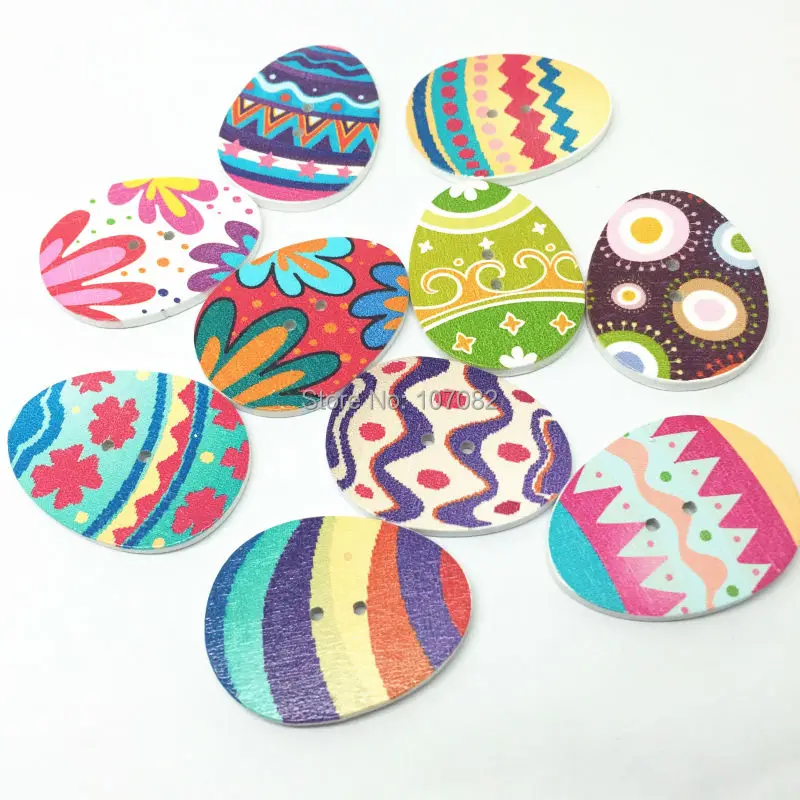 50 шт. Разноцветные деревянные пуговицы 31x23 мм|wooden buttons|embellishments card makingscrapbooking craft |