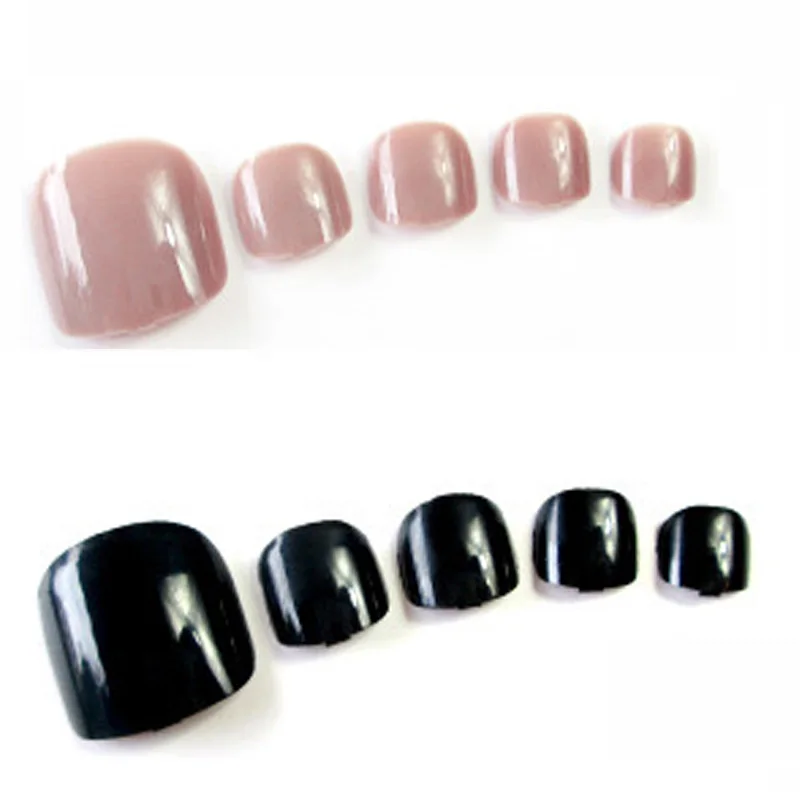 Мягкие Накладные ногти градиентные средней длины 10 стилей Diy Nail Art Solid color Tip