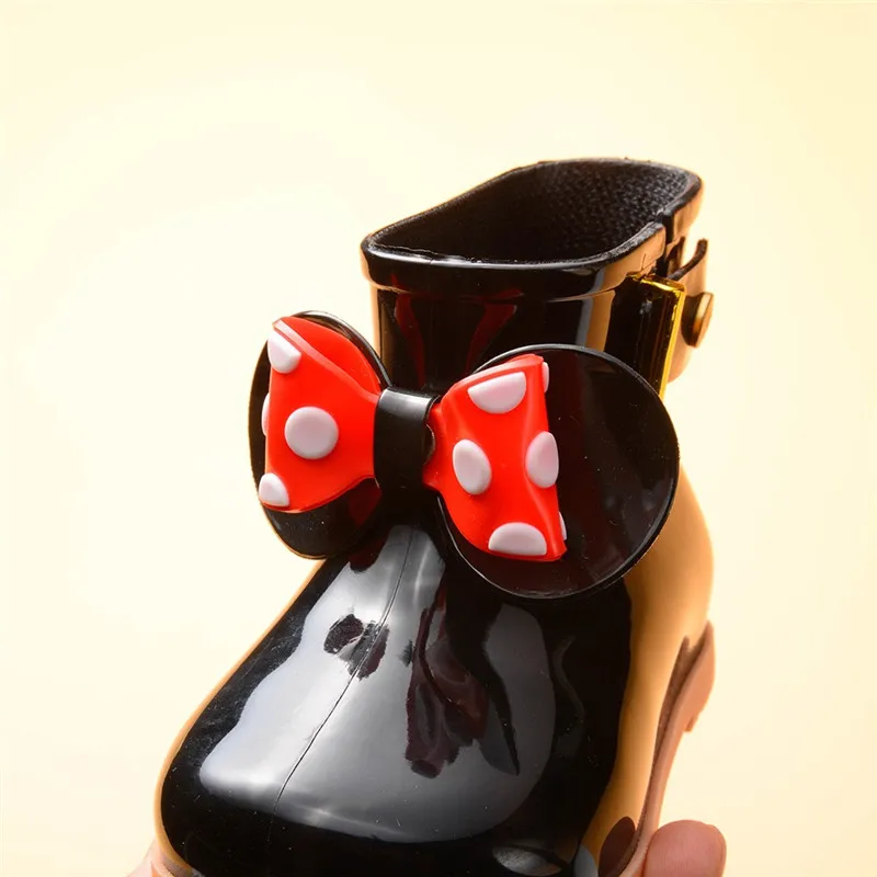 Детская дождевая обувь для девочек детская резиновая водонепроницаемая