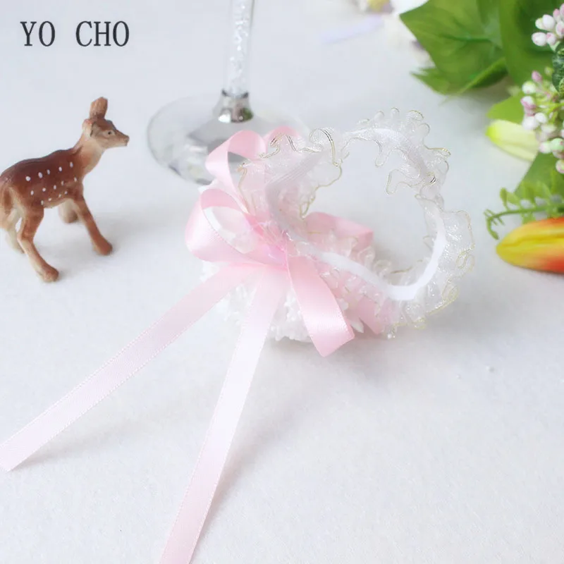YO CHO Prom Beutiful PE розы вечерние цветы на запястье Свадебные наручные Цветы розовые подружки невесты шелковый корсаж ручной цветок для свадьбы