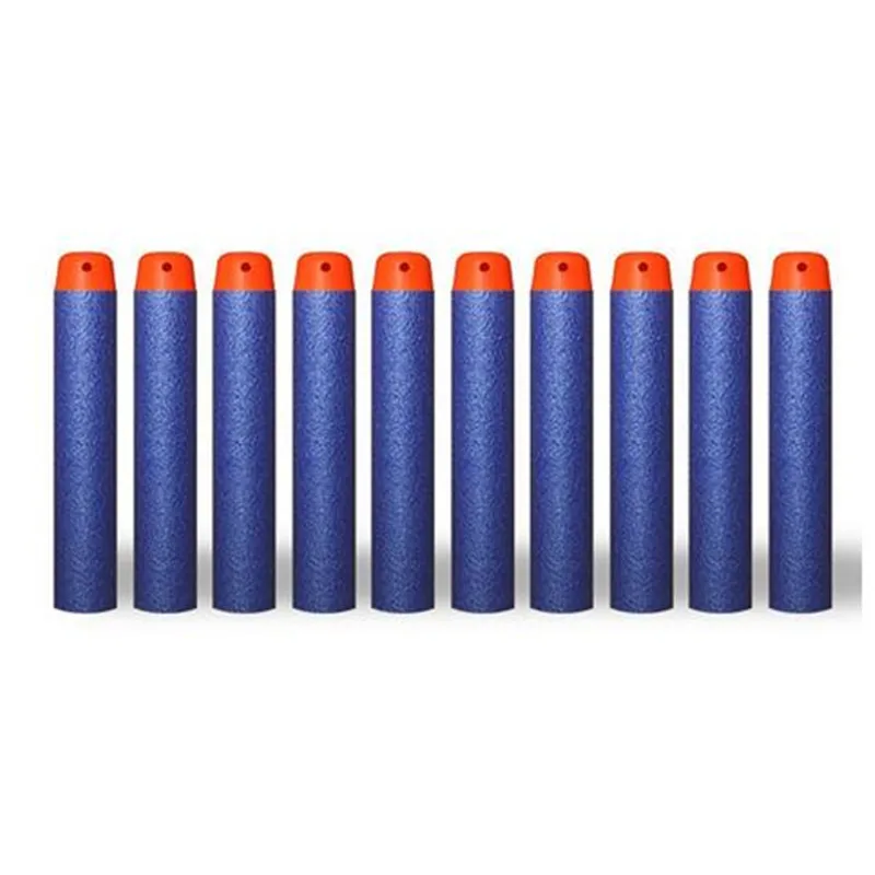 100 шт. для Nerf, мягкая игрушка, пули, пули с круглой головкой, воздушные отверстия, пенные дротики, пуля 7,2 см для N-strike, элитная Серия, бластеры, игрушки для мальчиков