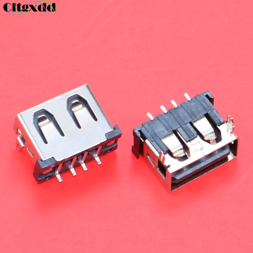 Cltgxdd 10 шт USB 2 0 Jack 4 pin гнездовой разъем для Lenovo/Asus/Dell/HP. .. Короткий корпус ноутбука