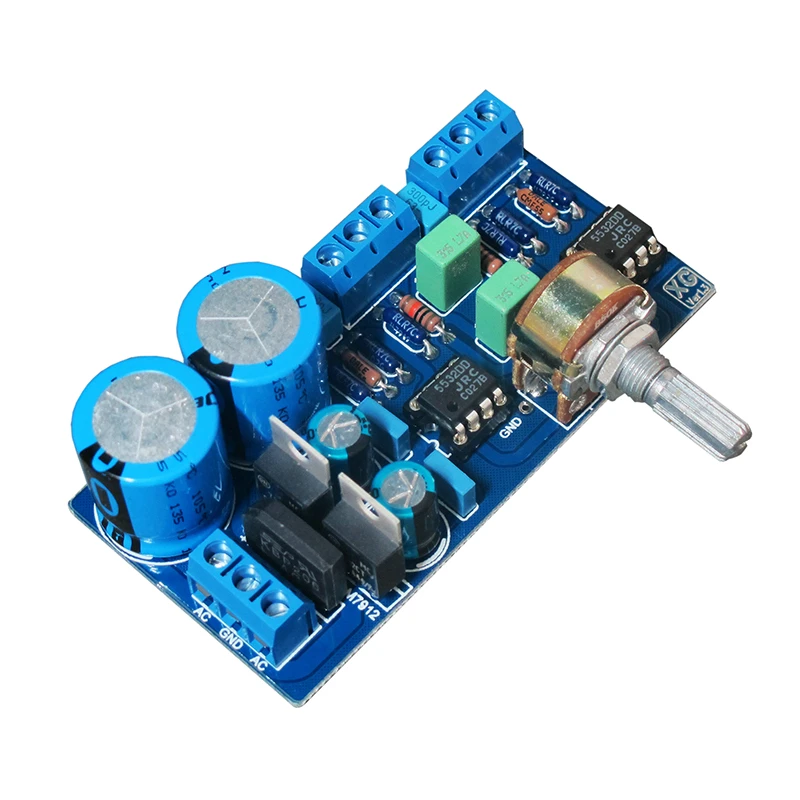 1 шт предусилитель плата PCB NE5532 AD827JN OPA2604AP OPA2132PA Предварительный усилитель PCB ссылка музыкальная точность A1
