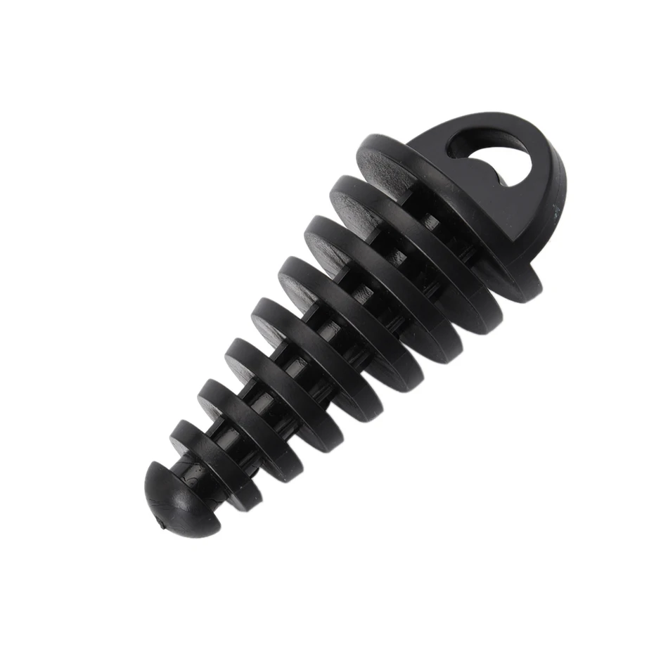 Глушитель выхлопной трубы с движением глушитель для мотоцикла черный пробка