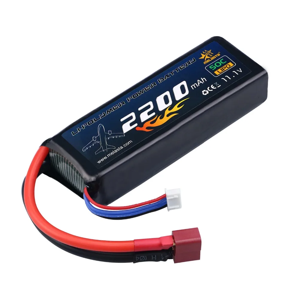 Melasta 3S 11 1 V 2200mAh 50C Lipo батарея RC с разъемом Deans T для самолета вертолета лодки дрона и