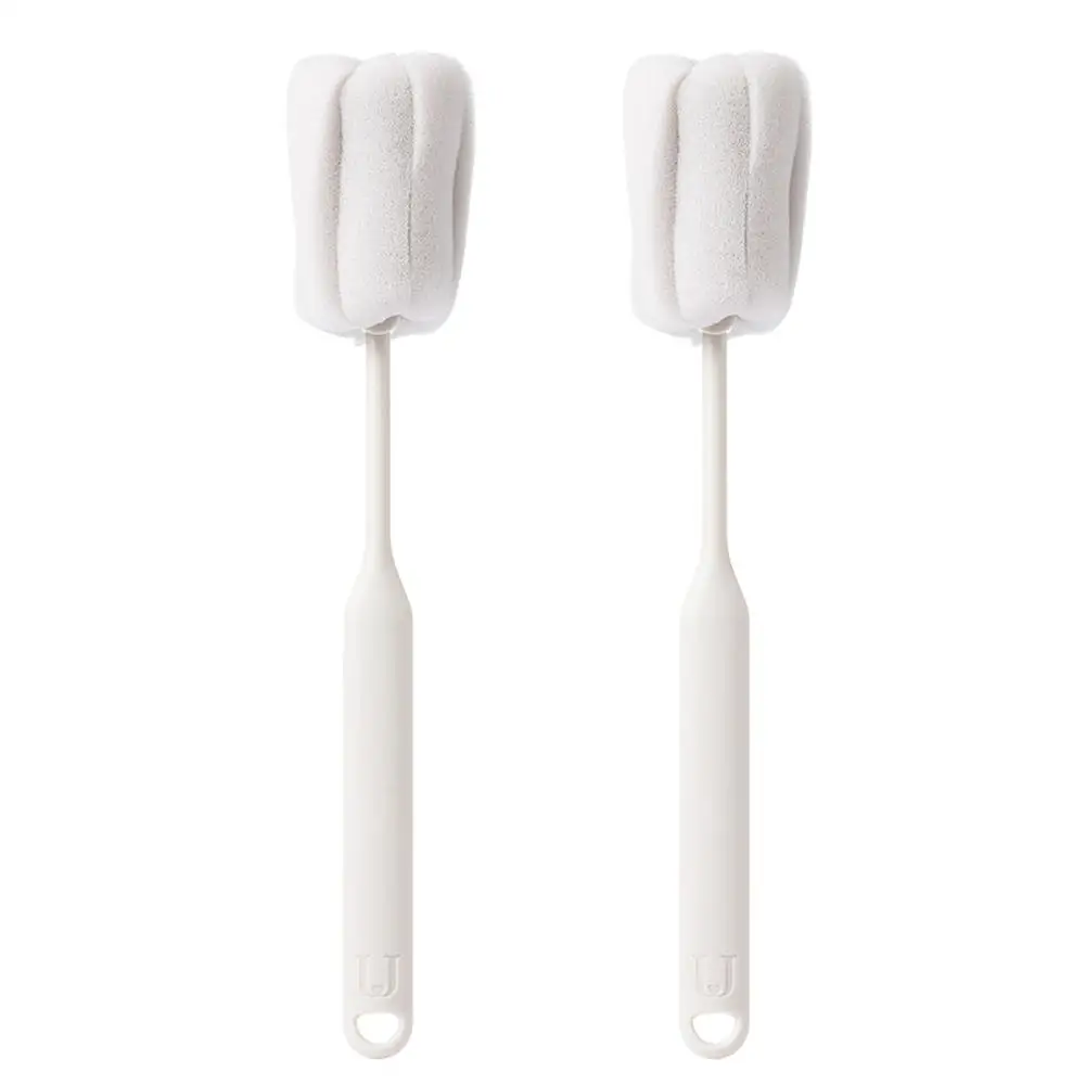 2 Pcs Горячие Xiaomi Mijia Jordan& Judy 2 шт губка чашка щетка с длинной ручкой кухонный инструмент для чистки мягкая губка щетка - Цвет: 2 Pcs