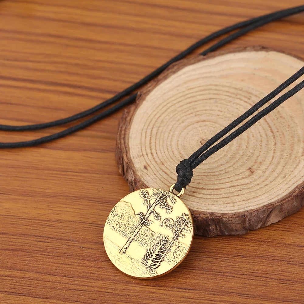 Подвесная подвеска для мужчин и женщин романтическая в виде гор деревьев лесу