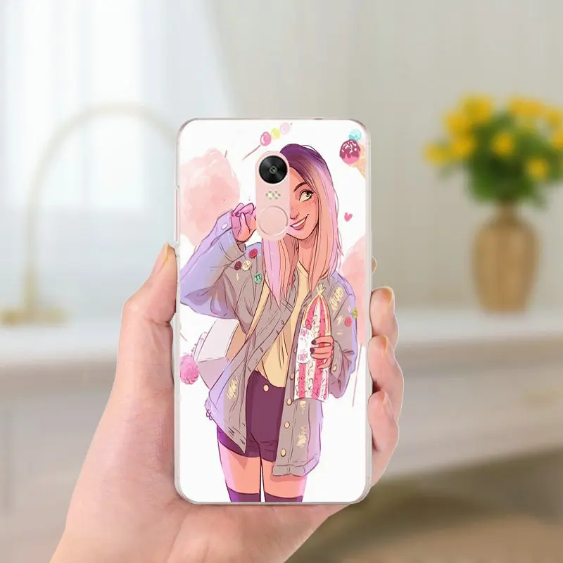 Сексуальный горячий девчачий чехол для девочки Xiaomi Redmi Mi Note 4X2 3 S 4A 5 6 5s 5X 5A 6X Pro Plus