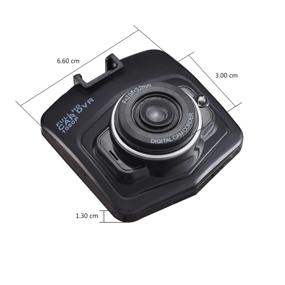 Универсальная мини Автомобильная DVR камера Dashcam 1080P с двумя объективами