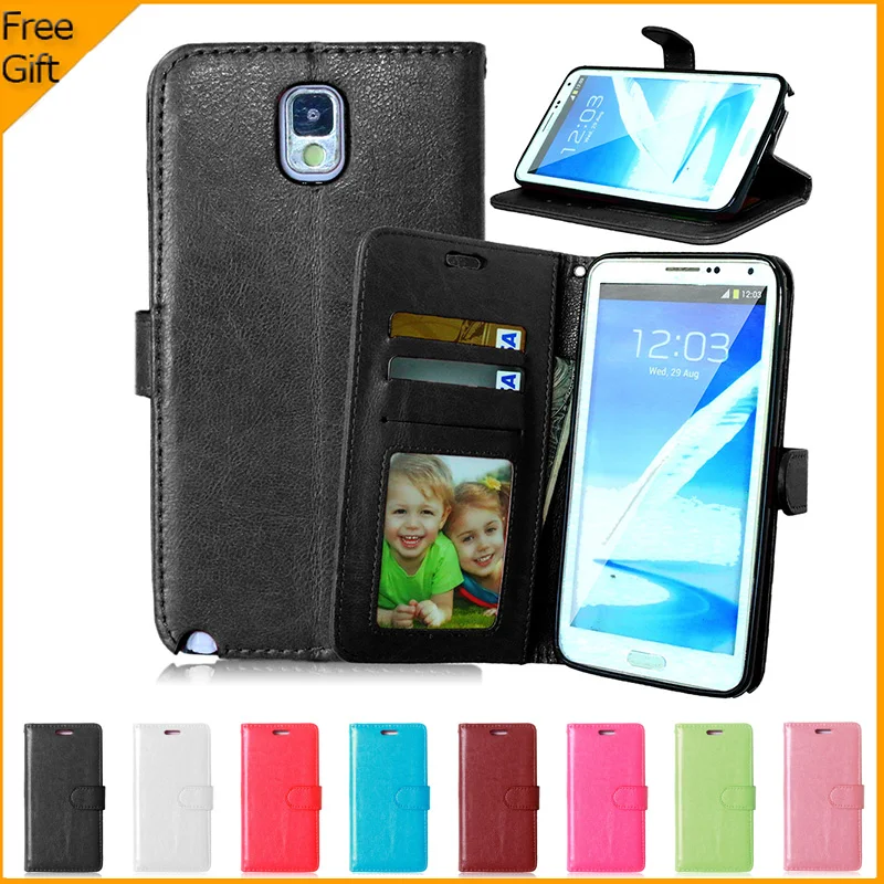 Роскошный чехол-Кошелек из искусственной кожи для Samsung Galaxy Note 3 N900 N9005 N9000 Note3