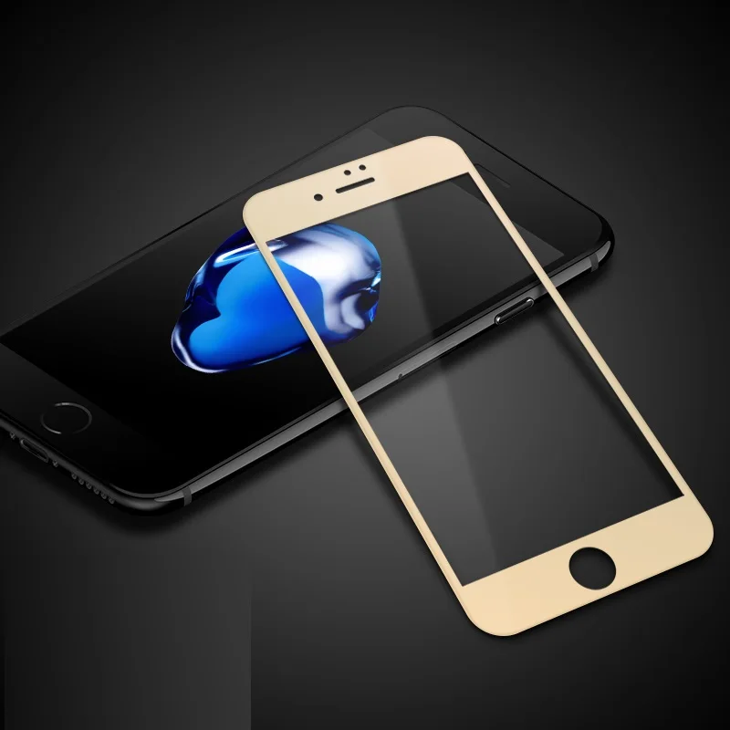 3D Волокна + edge закаленное стекло защиты глаз от излучения для Iphone 6 plus screen