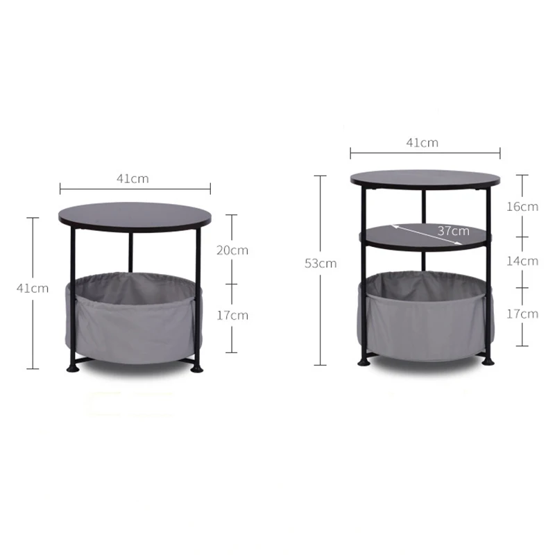 Simple Small Household Movable Round Sofa Storage Side Table Telephone Mini Coffee | Мебель
