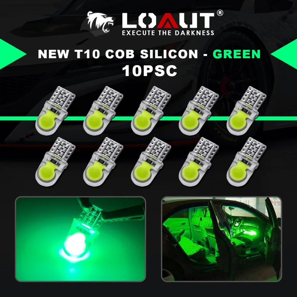 10 шт. Авто T10 светодиодный холодный белый 194 W5W 168 COB кварцевая Автомобильная супер