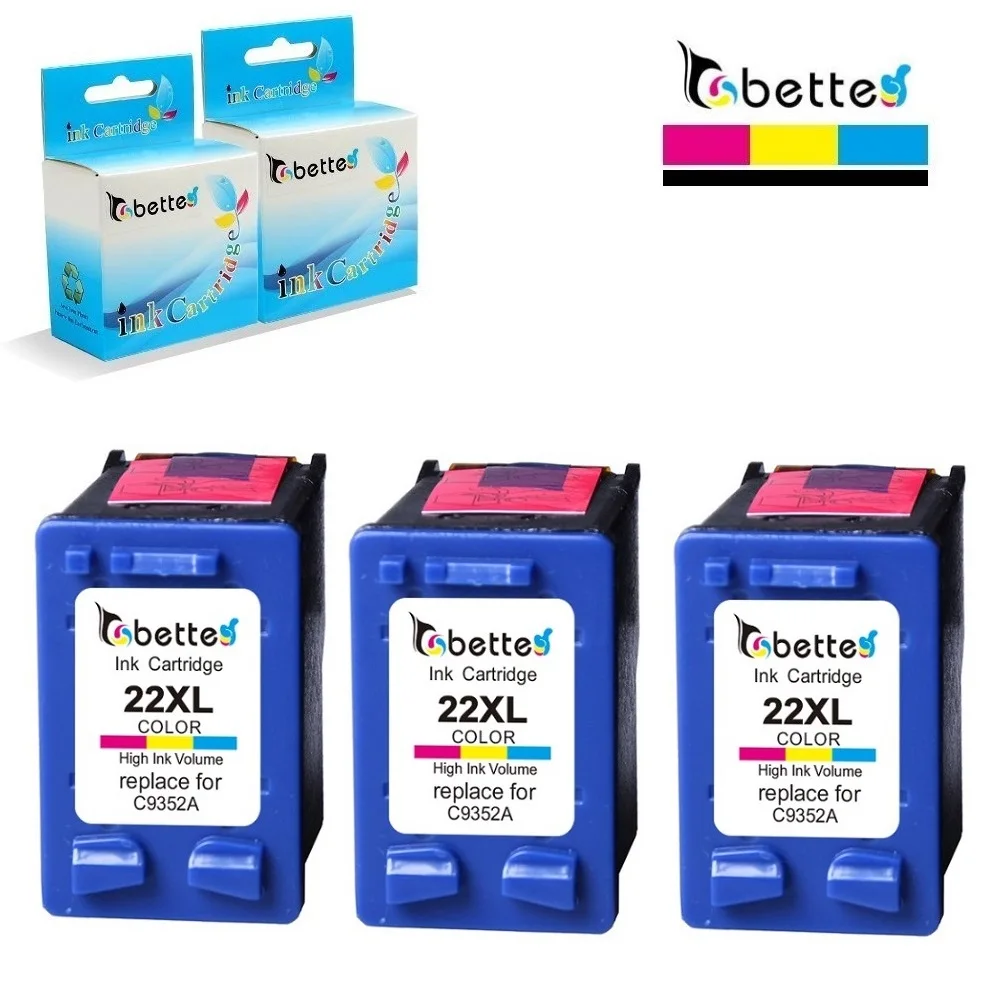 3PK совместимые чернильные картриджи для HP 22 22XL hp22 OfficeJet 5600 5605 5610v J3608 J3625 J3606 J3680 J5508|ink