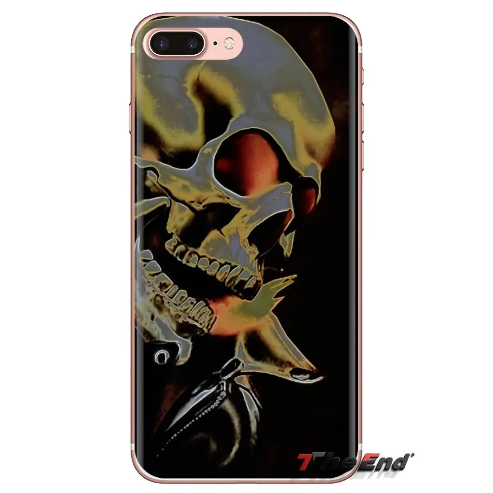 Прозрачный мягкий чехол с черепом 3d hd обои для Huawei G7 G8 P7 P8 P9 P10 P20 P30 Lite Mini Pro P Smart Plus