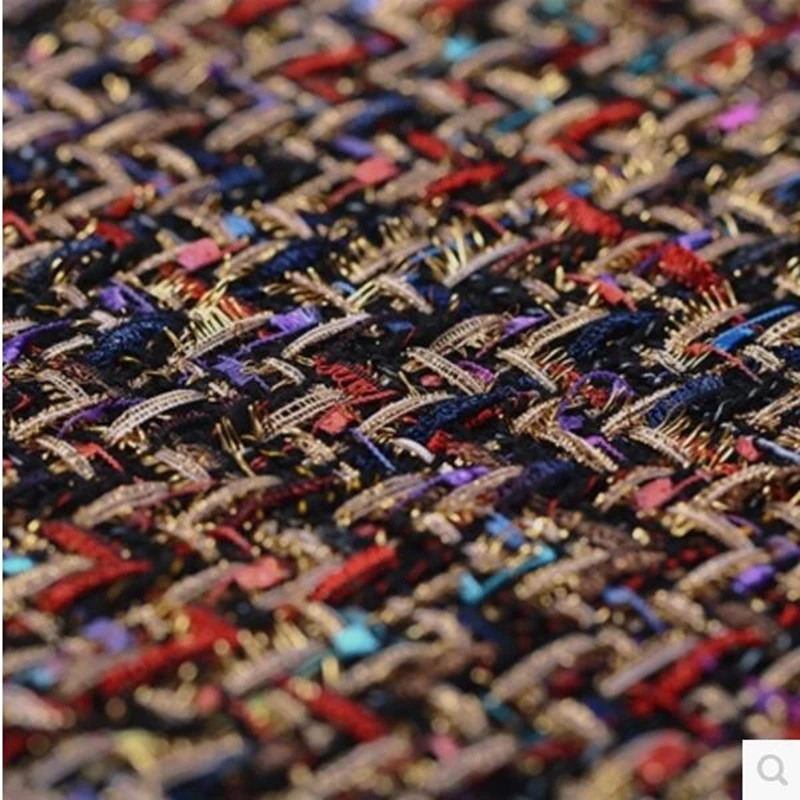 Тканая твидовая Ткань для шитья не скатывается ароматизирующая одежда текстиль