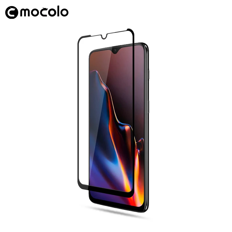 Защитная пленка Mocolo для OnePlus 6T полностью клеящееся закаленное стекло 9H защиты